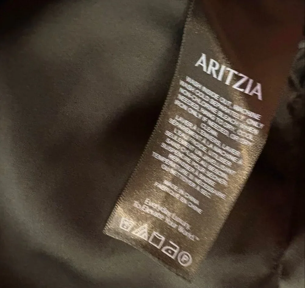 Aritzia Ten silo satin skirt size 6